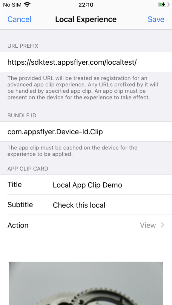 local experience apple app clips