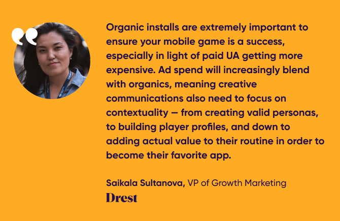 quote from Saikala Sultanova, VP of Growth Marketing, Drest