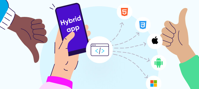 Hybrid app advantages and disadvantages