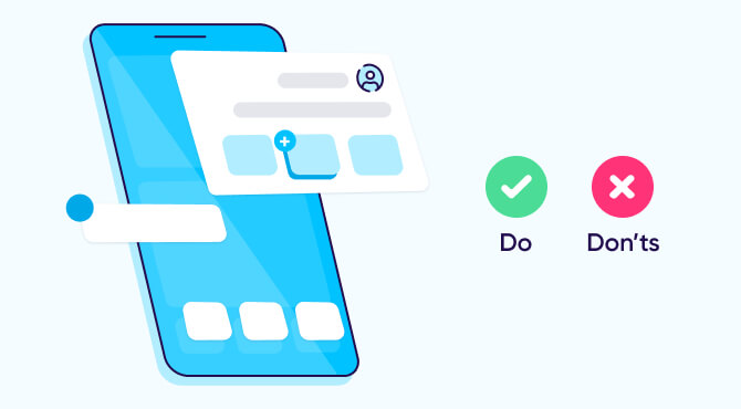 App UX - Dos and don'ts