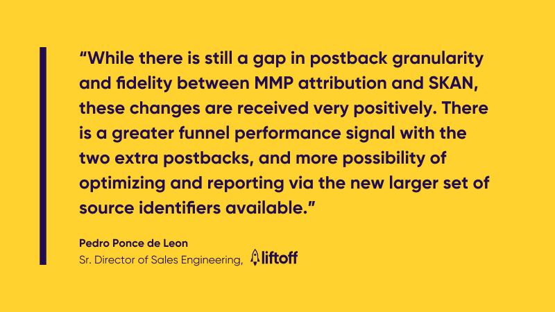 SKAN 4.0 industry perspectives - liftoff quote