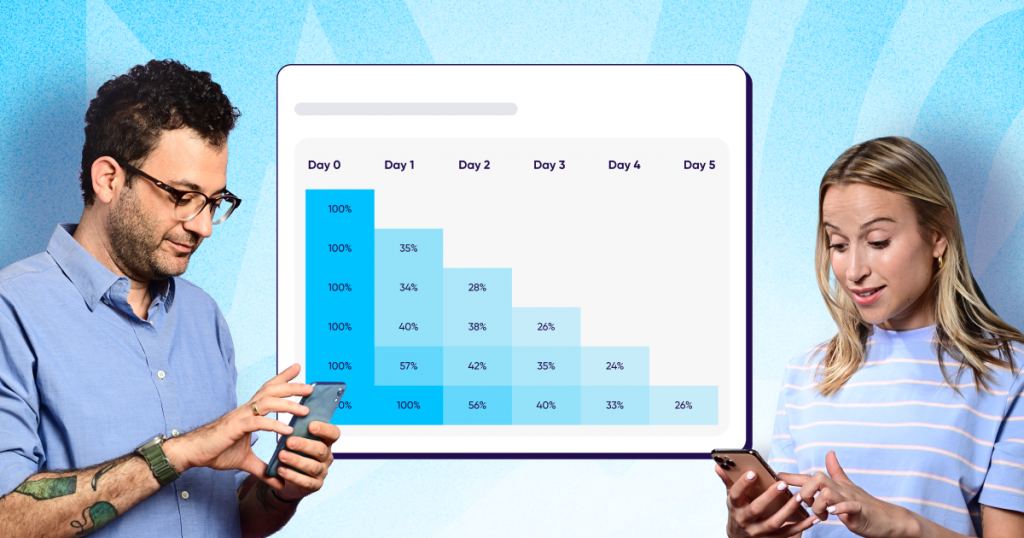 App retention benchmarks report featured image